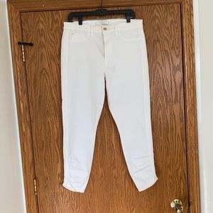 Bright white Joe jeans